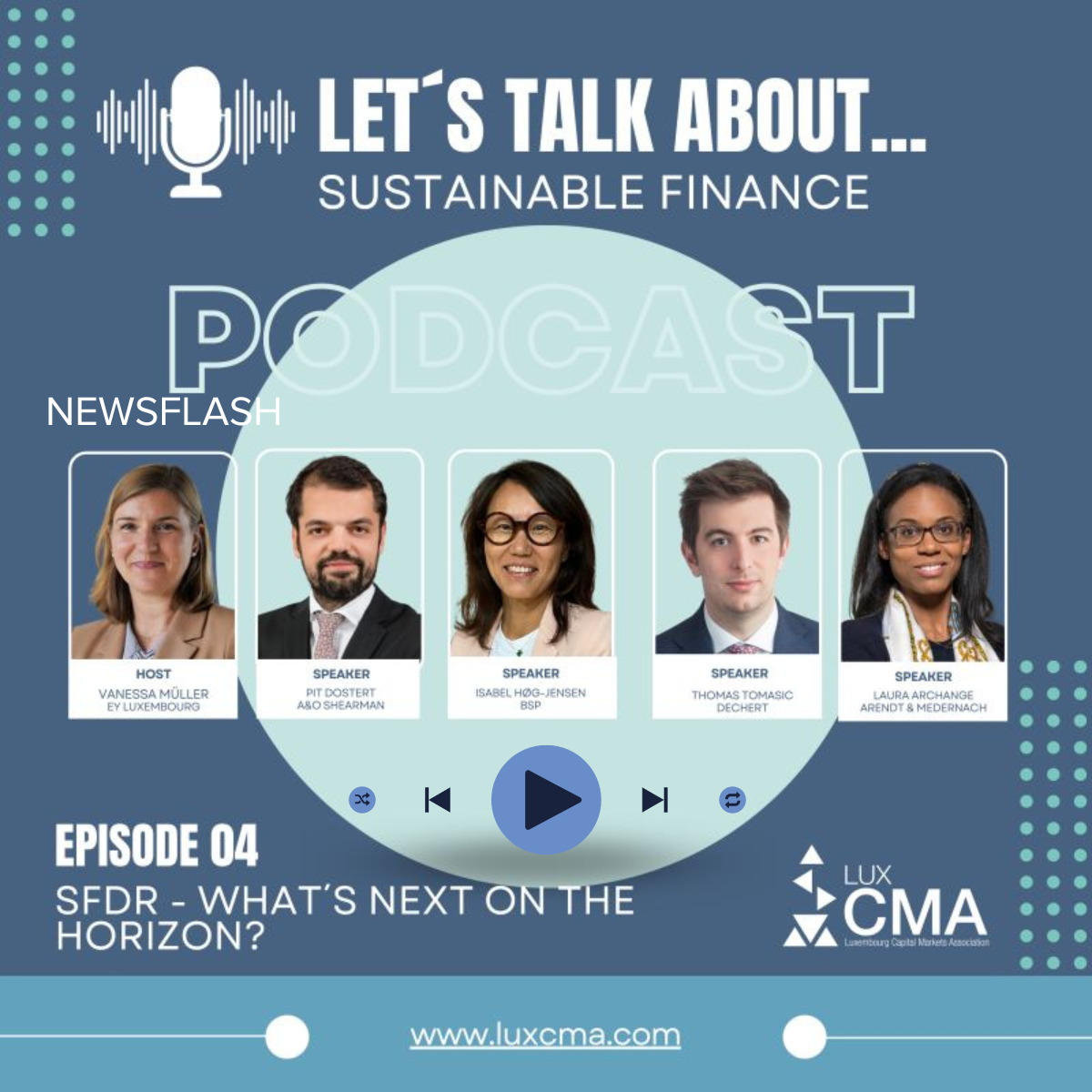 LuxCMA Let's Talk Podcast | SFDR: What's Next on the Horizon?