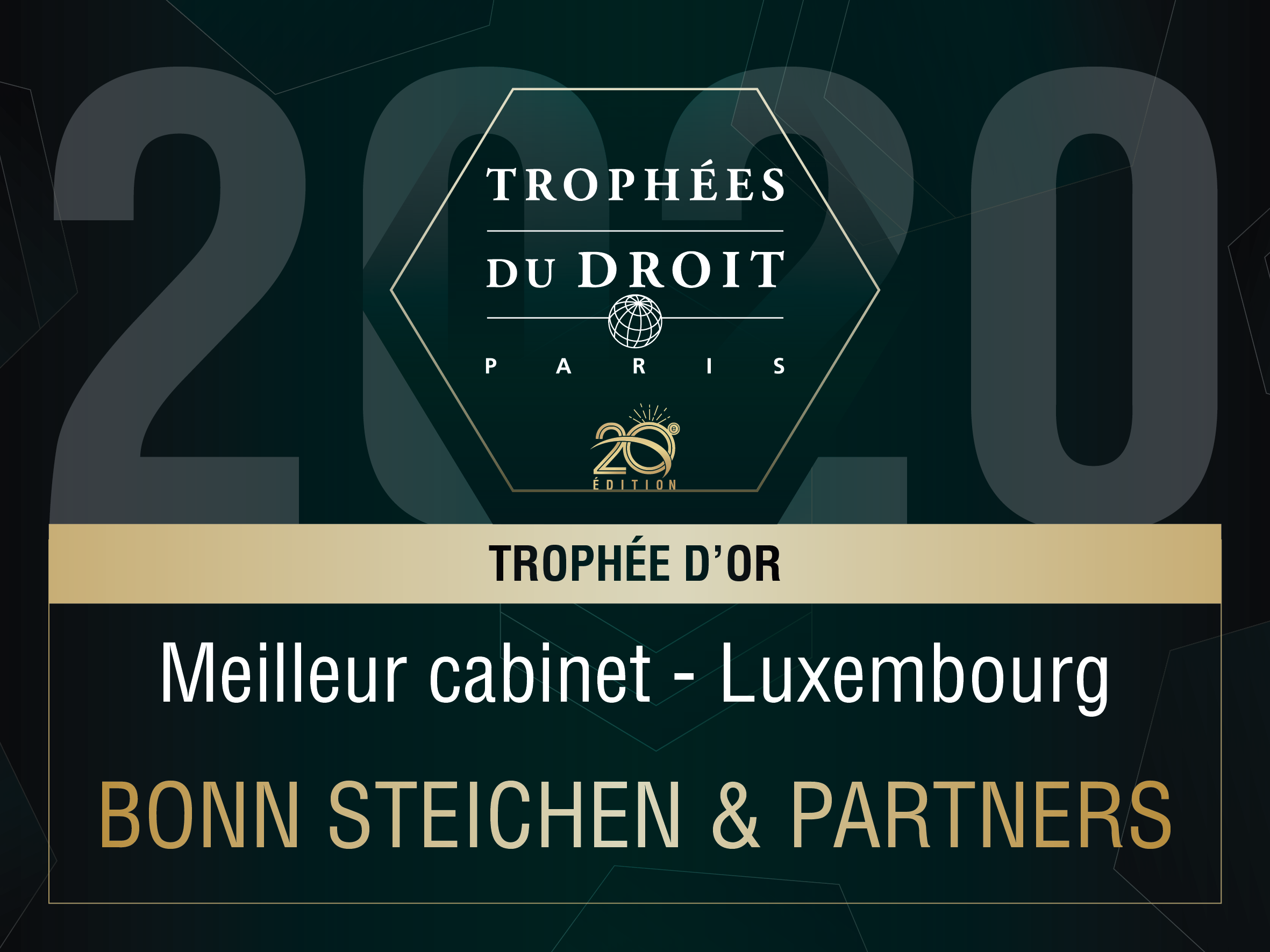 Trophée du Droit - Best Luxembourg Law Firm